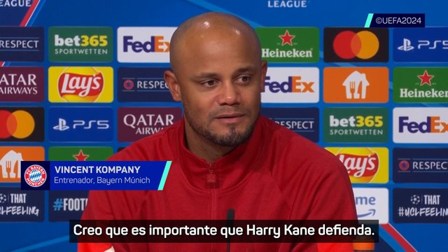 Kompany, tras vencer al PSG: Estamos muy contentos con la forma en que estamos defendiendo