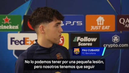 Cubarsí lo tiene claro con Lamine: "Mejor que esté en el campo"