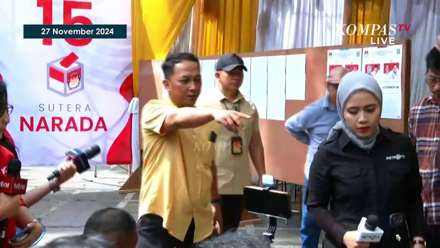 Cagub Banten Airin Nyoblos di TPS, Respons Video Dukungan Prabowo ke Andra Soni-Dimyati