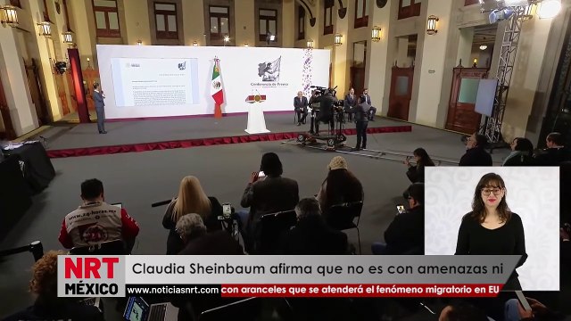 No es con amenazas ni con aranceles como se va atender el fenómeno migratorio ni el consumo de drogas en Estados Unidos: Claudia Sheinbaum