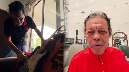Dwan Olah berat hati lepaskan 6 buah gitar kesayangan, ada sebab mahu jual semuanya