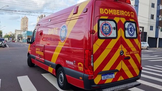 Motociclista fica ferido em colisão com Ecosport no Centro de Cascavel