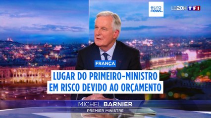 Primeiro-ministro francês alerta para "grave tempestade" no horizonte devido à disputa orçamental