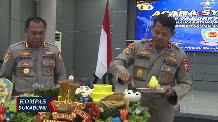 Setukpa Lemdiklat Polri Gelar Syukuran HUT Korps Brimob Polri Ke 79