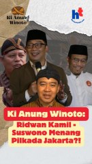 Ki Anung Winoto: Pasangan Ridwan Kamil-Suswono Menang Pilkada Jakarta?!