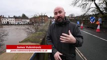 The town of Bewdley prepares for flooding