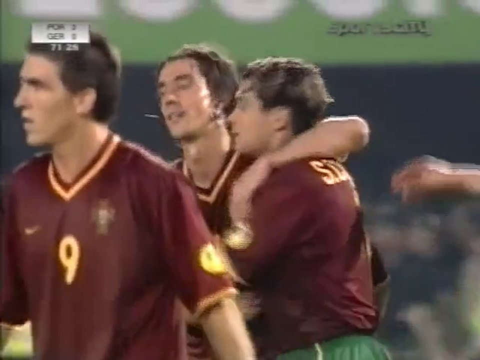 【CLASSIC】 Portugal 3-0 Germany | 2000 European Championship - Hattrick of Sergio Conceiçao