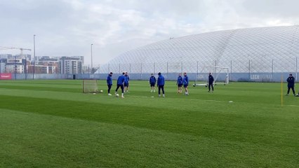 Trening Lecha Poznań przed meczem z Piastem