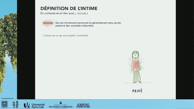 Restitution de projet Le rapport aux intimes dans les jardins jardins