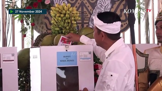 Detik-Detik Cagub Jabar Dedi Mulyadi Nyoblos di Purwakarta | SERIAL PILKADA