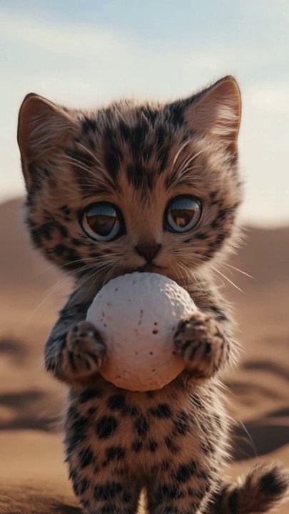 La fureur féline : les races félines et la puissance du désert sans fin  2 #chat #fond d'écran #animation