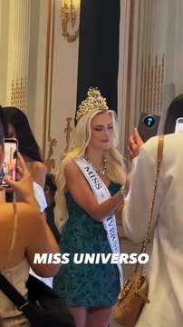 Jimena Barón sorprendió con una tremenda reacción al encontrarse con la mujer que se convirtió en Miss Universo. Mirala.