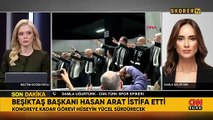 Beşiktaş'ta Başkan Hasan Arat istifa etti!