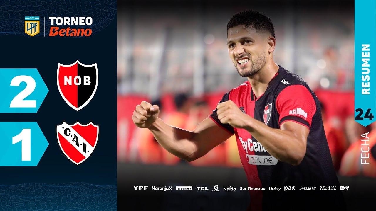 Newell's vs Independiente (2-1) | LPF 2024 | Fe...