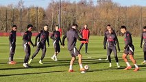 Manchester United train ahead of Bodo/Glimt Europa League fixture