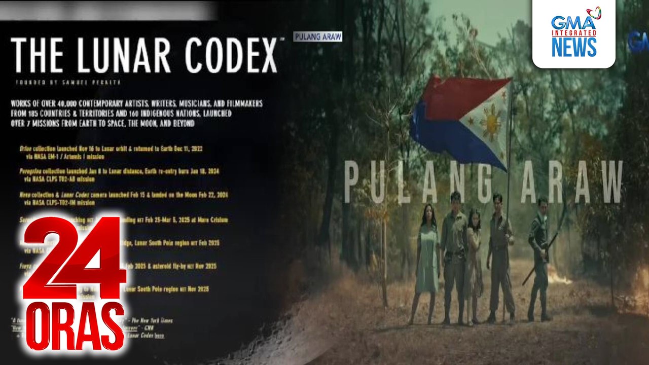 "Pulang Araw," isa sa mga napiling tv series para ipadala sa buwan; cast ng series, very thankful and honored sa opportunity | 24 Oras