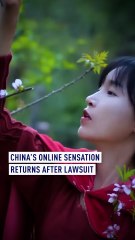China’s online sensation returns after lawsuit