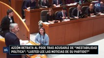 Azcón retrata al PSOE tras acusarle de 