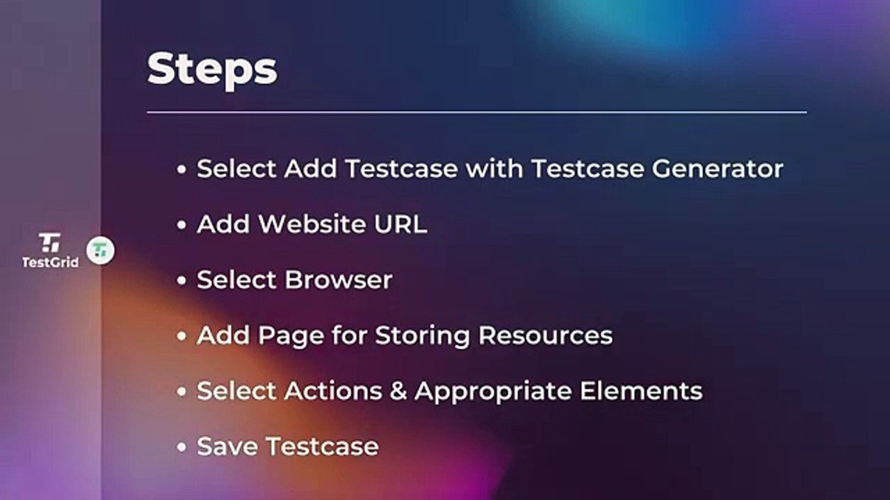 How to Write No-Code Web Test Cases with TestGrid _ Test Cases in Automation Testing (1)