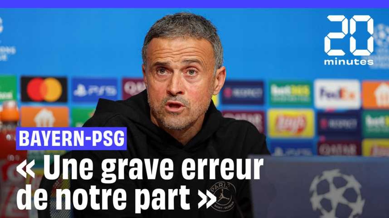 Bayern-PSG : « Une grave erreur de notre part » admet Luis Enrique