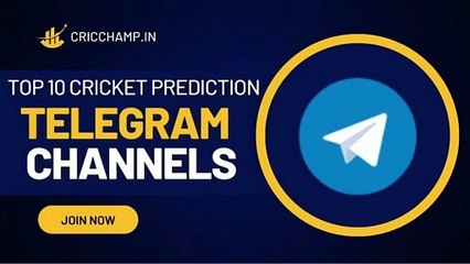Top 10 Cricket Prediction Telegram Channels in India | CricChamp.in