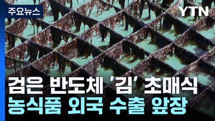 검은 반도체 '김' 초매식...농식품 외국 수출 앞장! / YTN