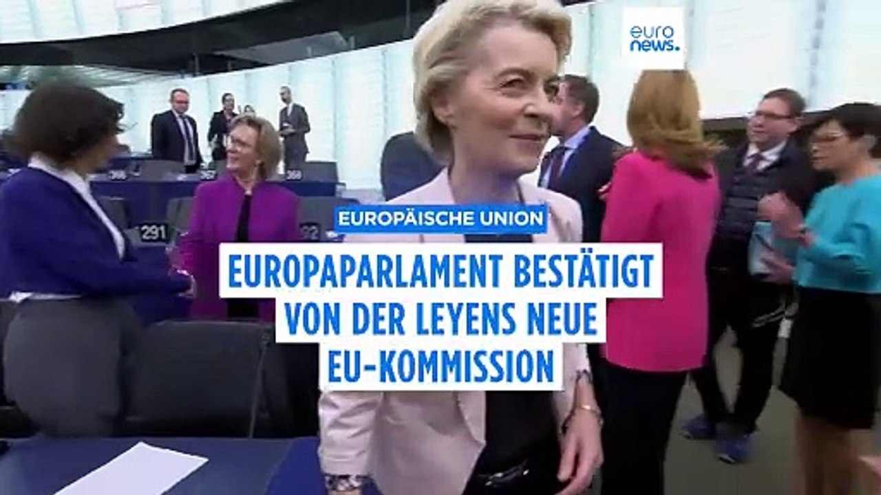 Grünes Licht für von der Leyens neue EU-Kommission