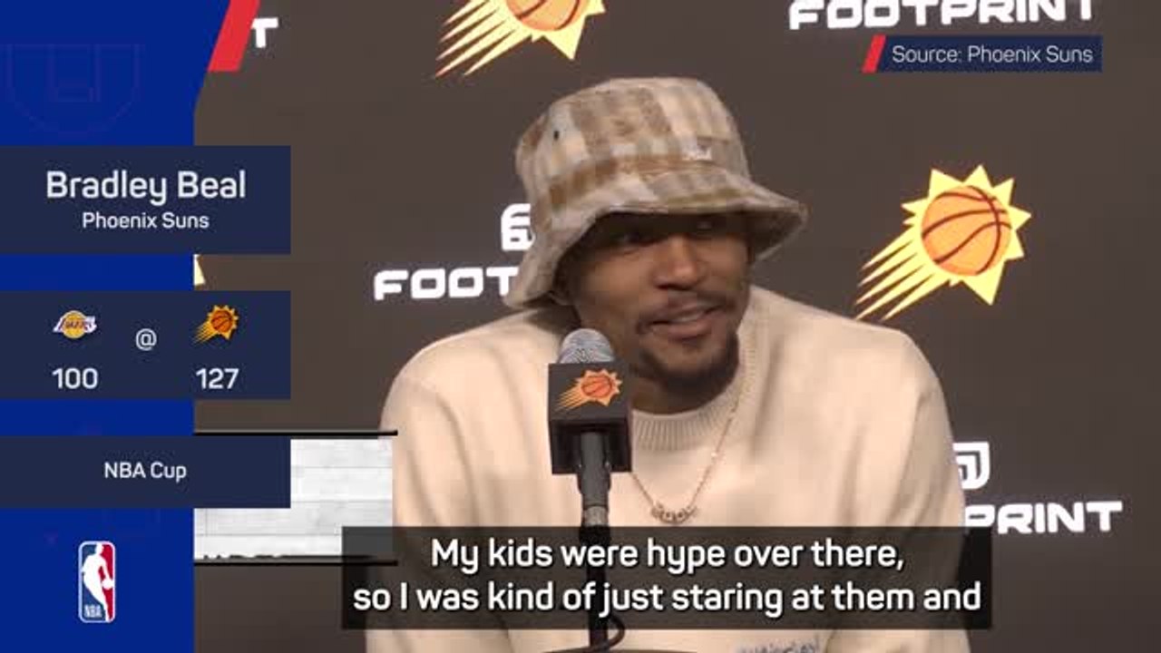 'My LeBron block was my kids' highlight!' - Beal buoyed by Suns win