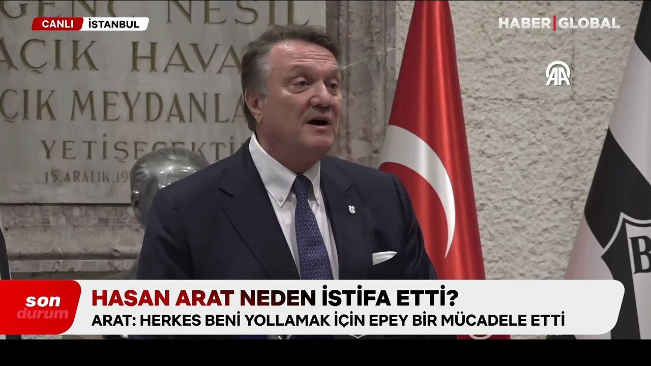 Beşiktaş Başkanı Hasan Arat, Futbol AŞ'deki görevlerinden istifa etti