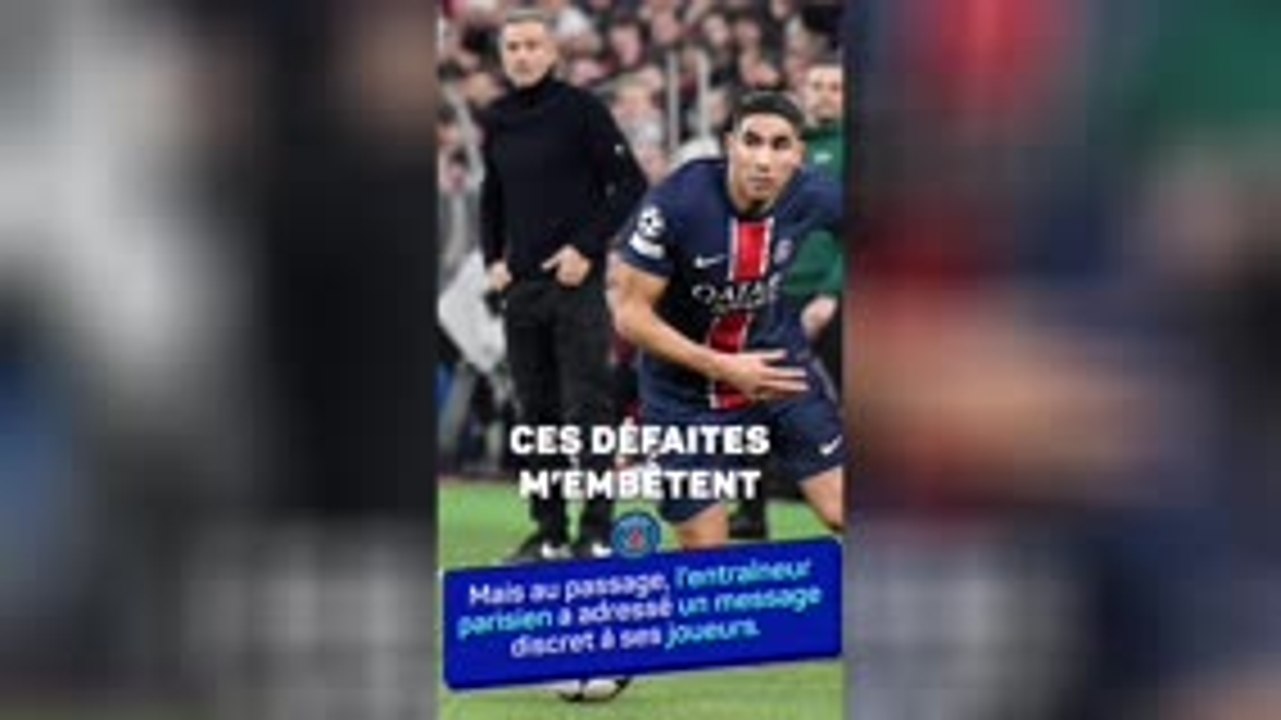 PSG - Le message de Luis Enrique à ses joueurs