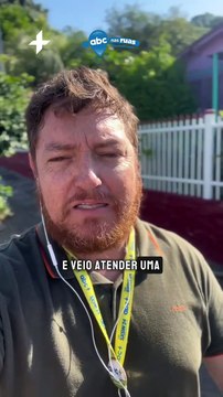 ABC nas ruas: Idosa sofre queda em calçada destruída para o conserto de erosão, em Novo Hamburgo