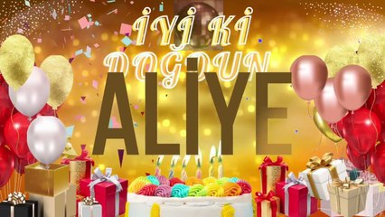 ALİYE - Doğum Günün Kutlu Olsun Aliye