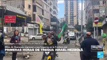 Informe desde Beirut: libaneses regresan a sus hogares tras cese el fuego entre Israel y Hezbolá