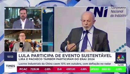 Lula, Arthur Lira e Rodrigo Pacheco participam de evento sustentável do setor industrial