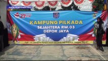 Unik! Warga di Depok Buat Kampung Pilkada, Jemput Pemilh Pakai Odong-Odong