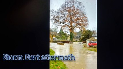 Storm Bert aftermath in Banbury