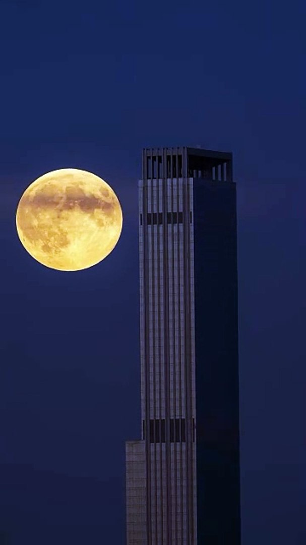 ⁣Ai technology based moon beauty | AI creation video | beauty of nature | Natural moon