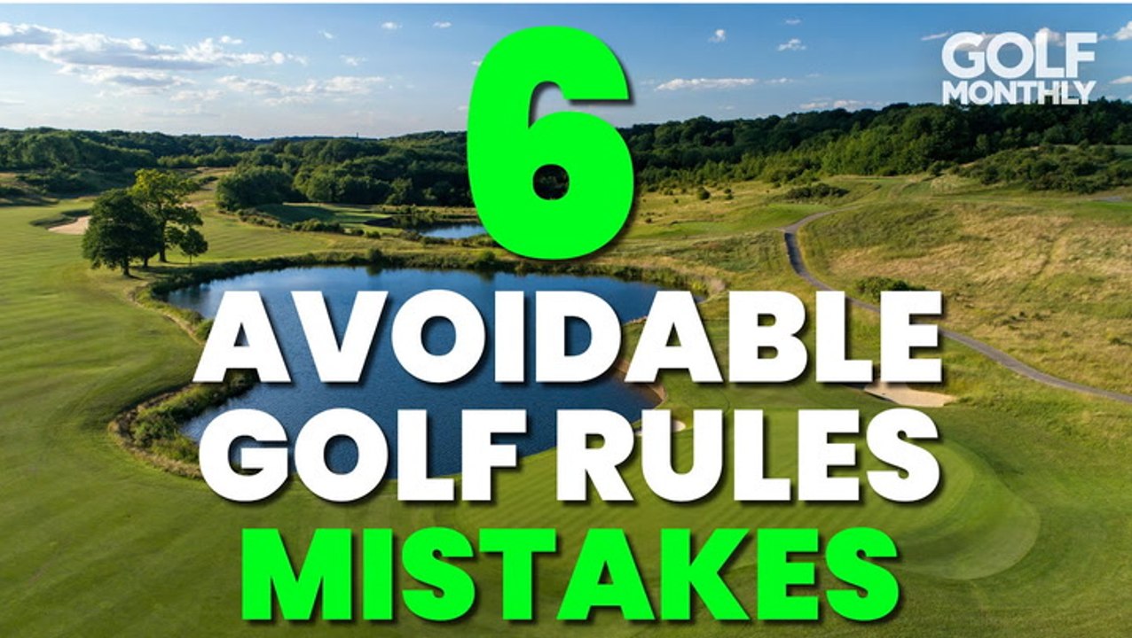Avoidable Golf-Rule Errors