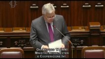 Tajani: rispettiamo Cpi, stiamo approfondendo diritto all'immunità