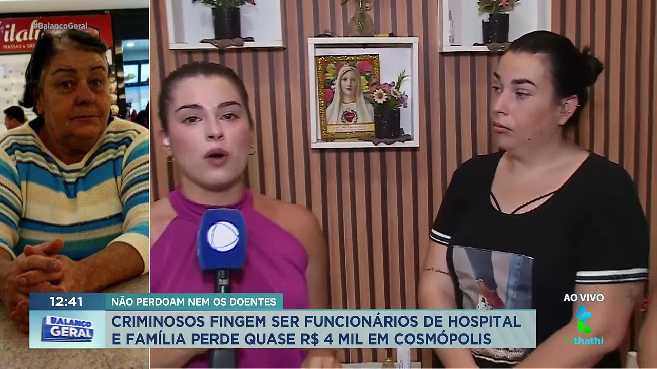 Filha de paciente perde quase R$ 4 mil em “golpe do falso médico” em Cosmópolis