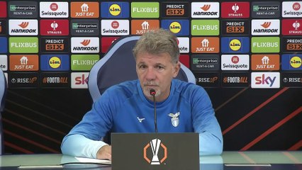 CONFERENZA PRE LAZIO-LUDOGOREST - MISTER BARONI