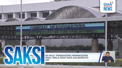 AFP, sinabing hindi nila trabahong mamagitan sa pulitika sa bansa; wala raw nag-aalburoto sa kanilang hanay | Saksi