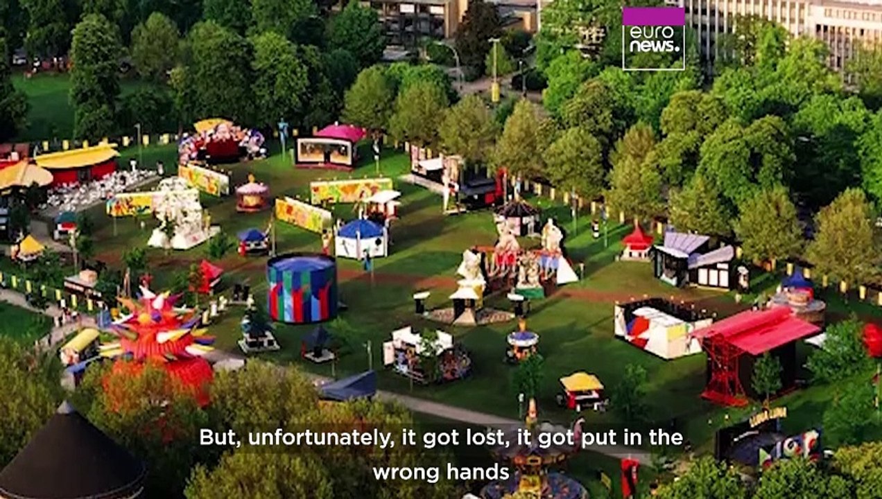 Lost masterpieces by Keith Haring and Jean-Michel Basquiat revived at Luna Luna amusement park