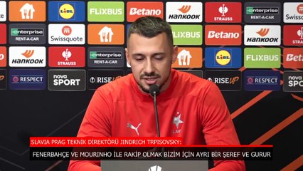 Jindrich Trpisovsky'den Mourinho açıklaması: Benim için şeref ve gurur