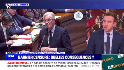 Budget: "Une situation inextricable héritée de sept ans de majorité macroniste", pour Julien Dive (député apparenté "Droite républicaine")
