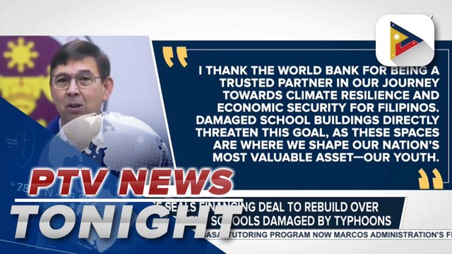 DOF chief seals financing deal to rebuild over 3-K climate-resilient schools damaged by typhoons