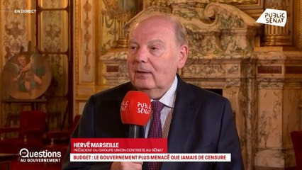 Motion de censure : "La gauche aussi a le choix", tient à rappeler Hervé Marseille