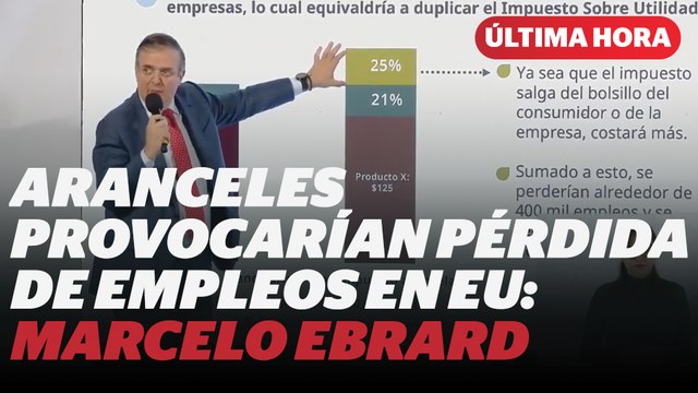 Marcelo Ebrard explica qué pasaría con el incremento de aranceles I Reporte Indigo