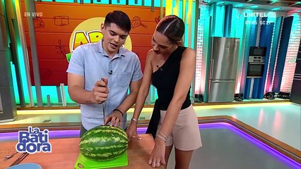 Conozca la forma correcta de cortar una sandía, según Nicolás Suárez 