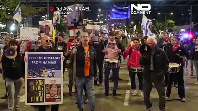 أهالي الرهائن الإسرائيليين يتظاهرون ضد حكومة نتنياهو ويطالبون بصفقة تبادل فورية